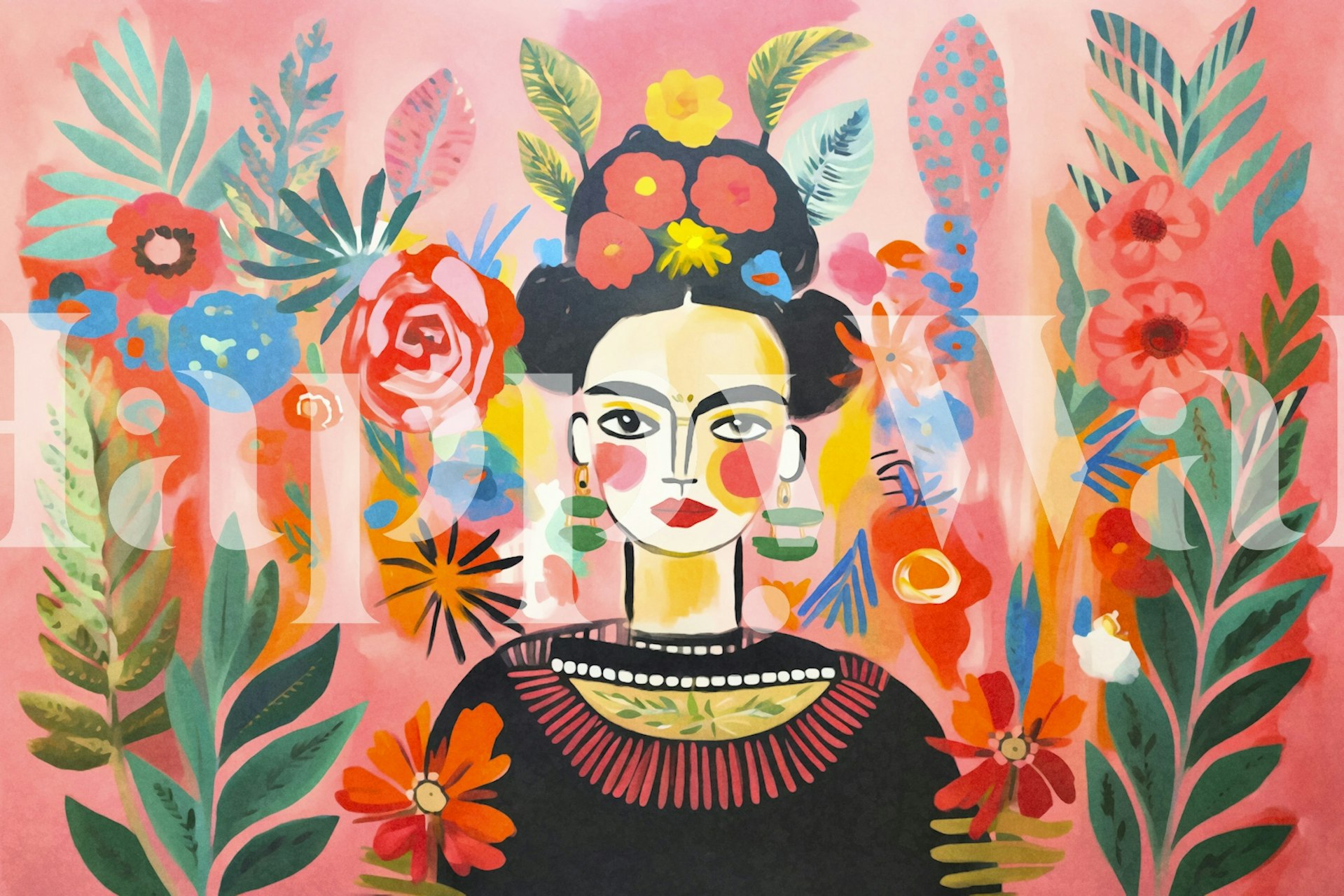 Tapeta Bloom of Resilience v místnosti