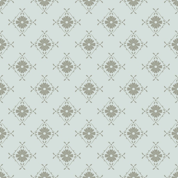 Monochrome floral tiles