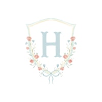 Graceful Crest Elegance Letter H tapet