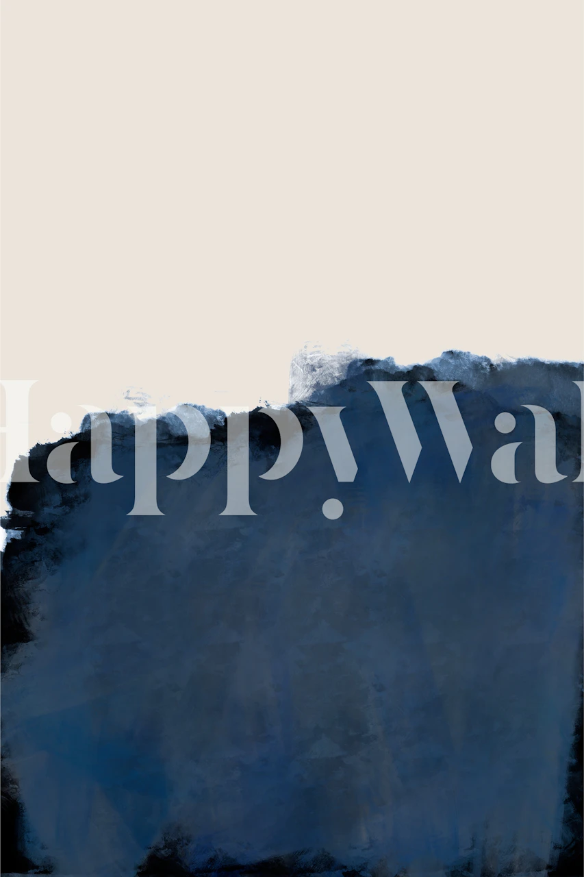 Abstract Beach tapet i et rum