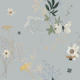 Botanical Mix with Butterflies