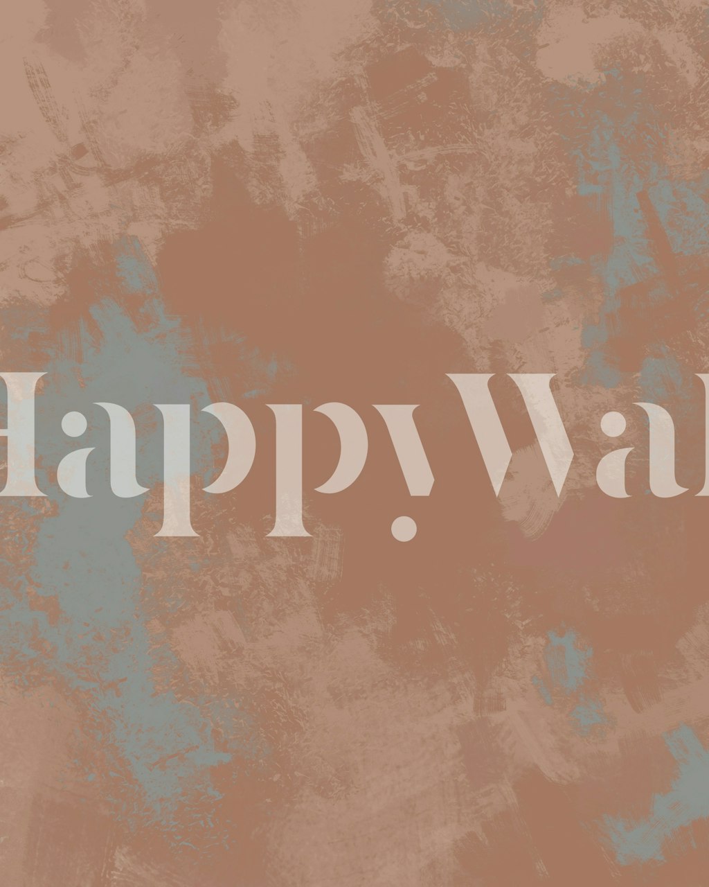 Abstract peach and blue textured wallpaper