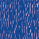Pink Grid Zellige Handdrawn Abstract Blue