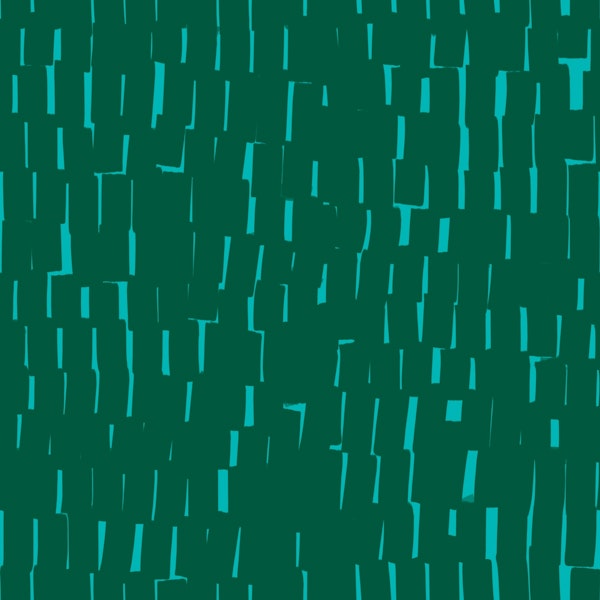 Turquoise Grid Zellige Abstract Dark Green