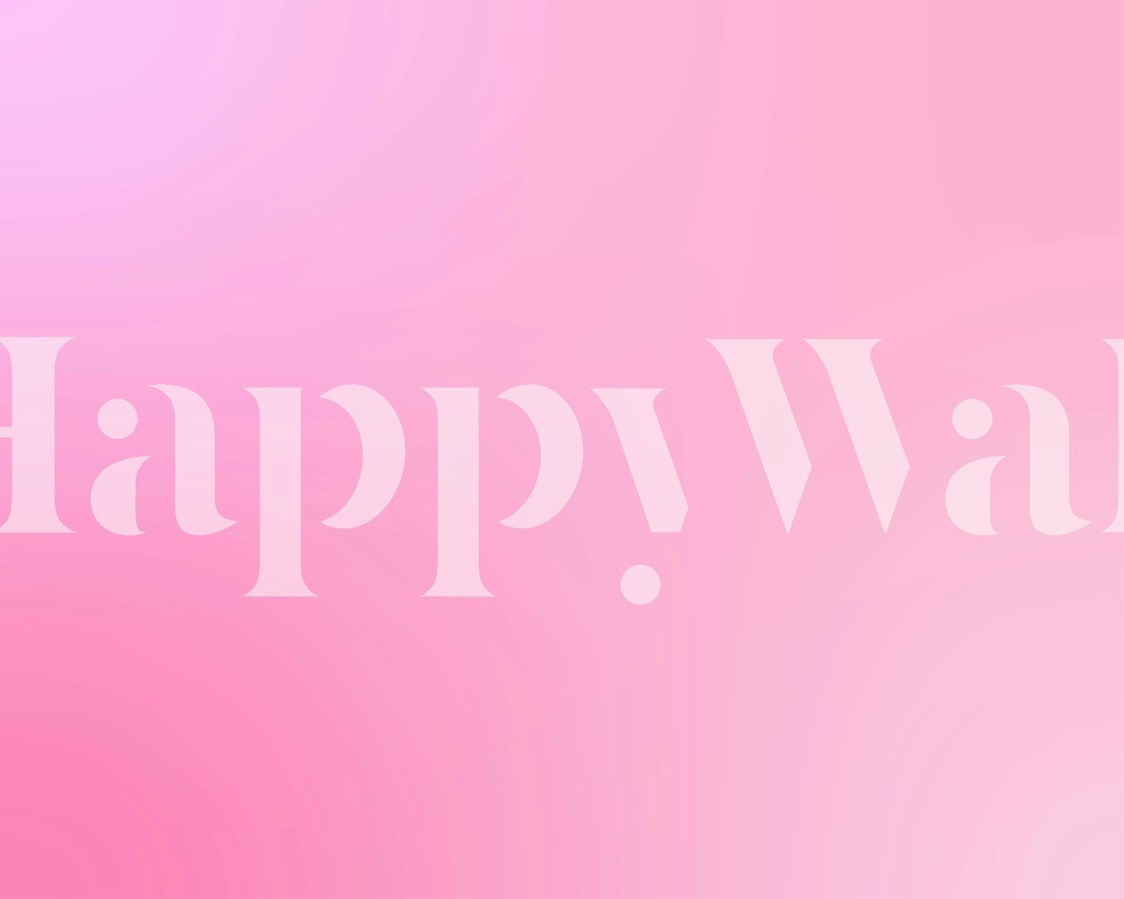 Pink gradient wallpaper in a room