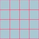 Blue gray fuchsia grouted tiles