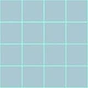 Blue gray mint grouted tiles