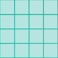 Light and ark mint grouted tiles tapet