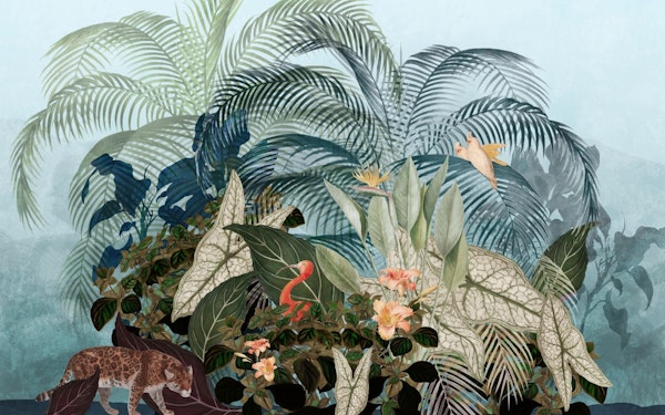 vintage jungle forest