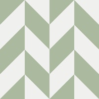Modern Chevron - Sage Green and White papiers peint