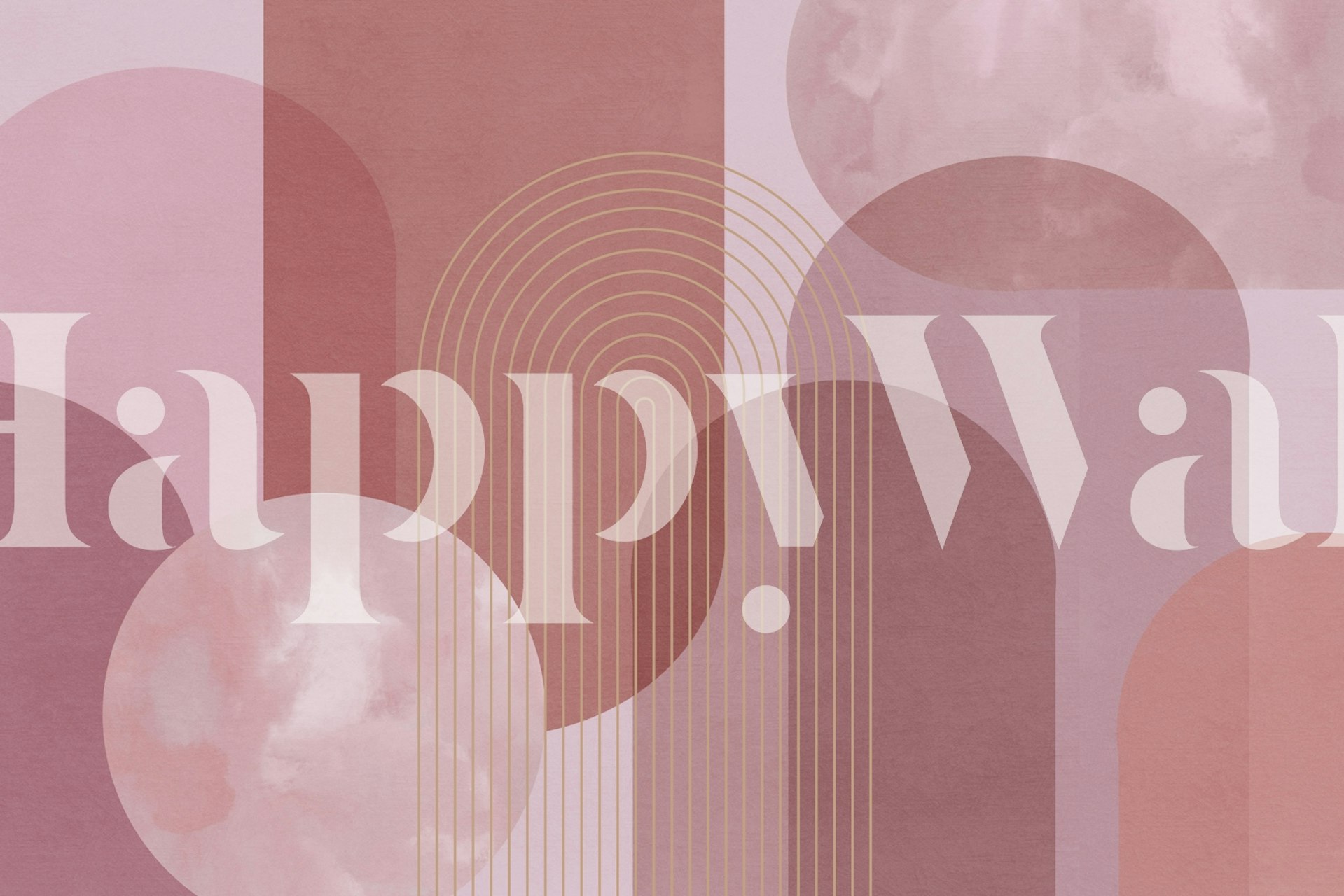 Papier peint Soft Mauve Dreamscape dans une pièce