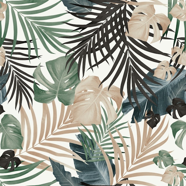 Tropical Jungle Leaves 13 - Repeating