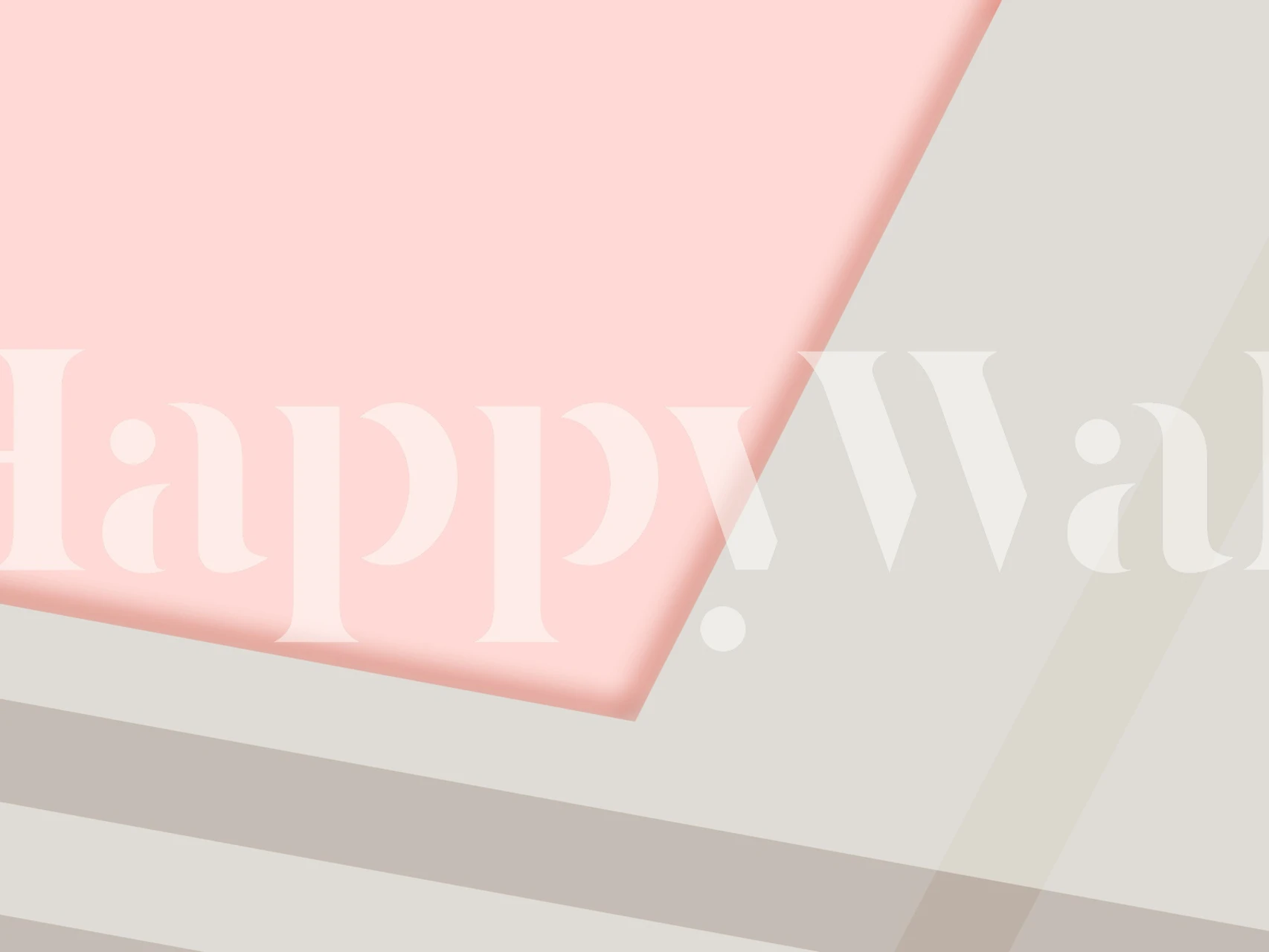 Delicate 3D geometry carta da parati in una stanza