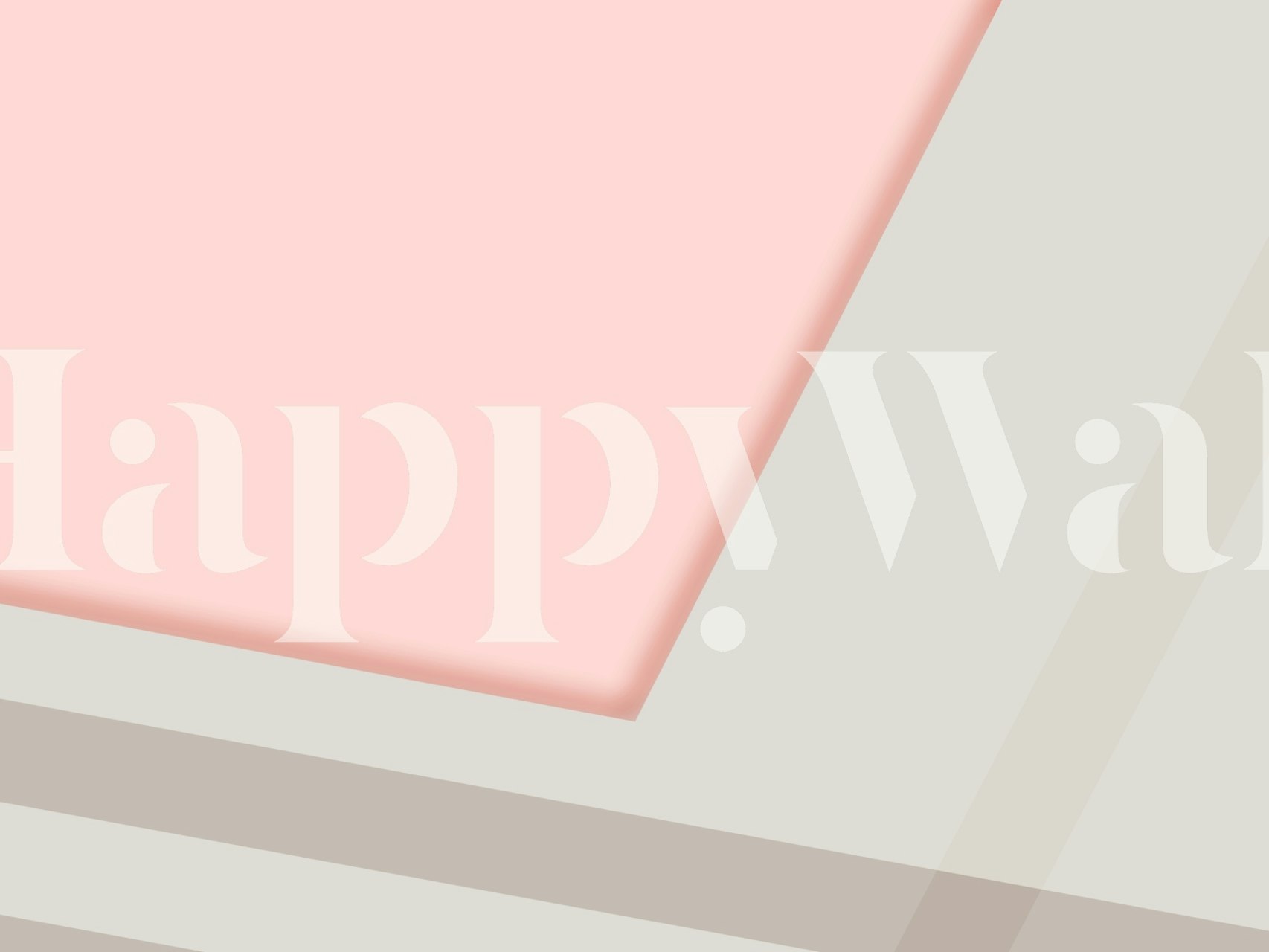Pink geometric layers with soft gray accents wallpaper