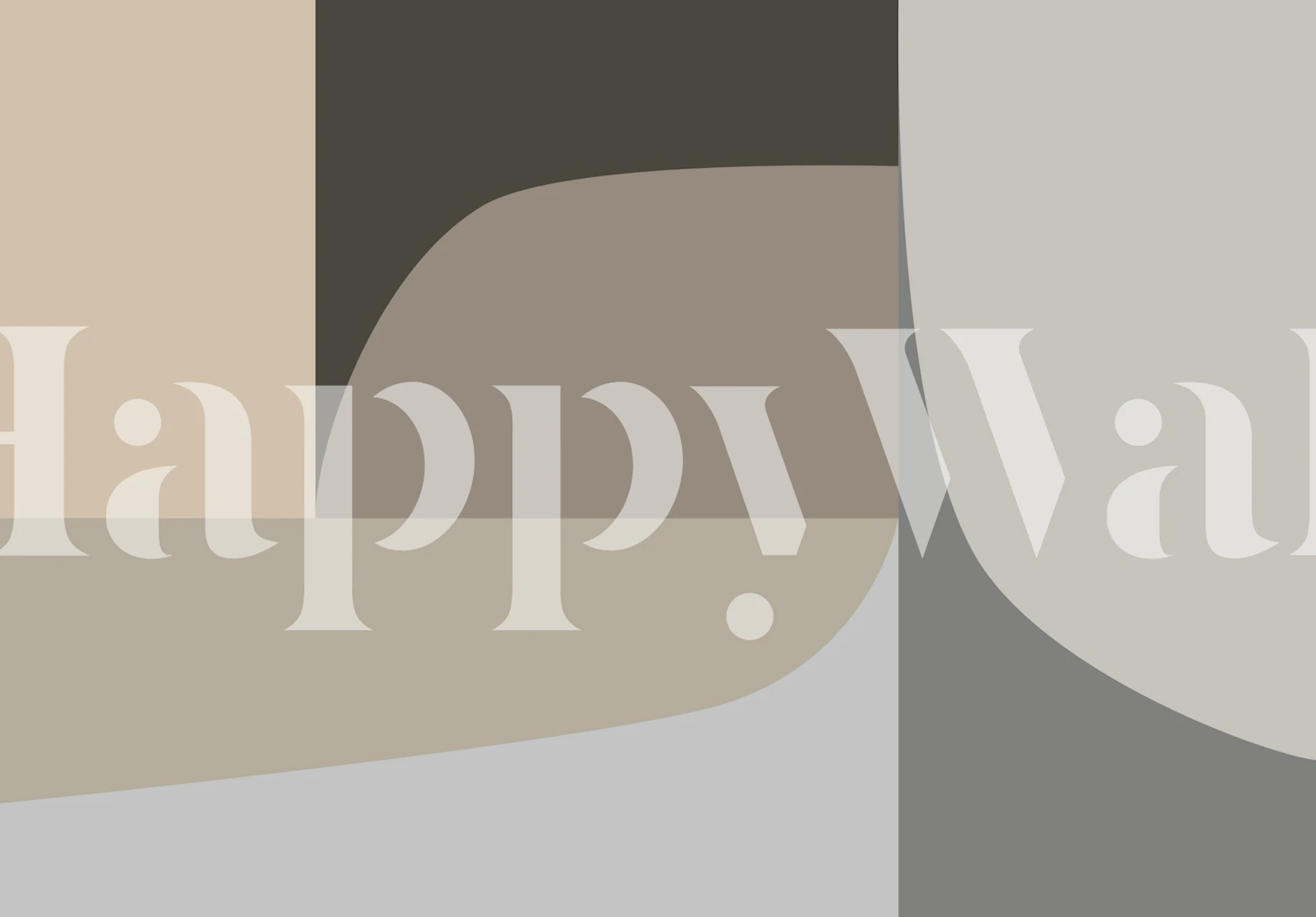 Fragmented 2 wallpaper in modern room setting