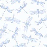 Blue Dragonfly Dreams papier peint