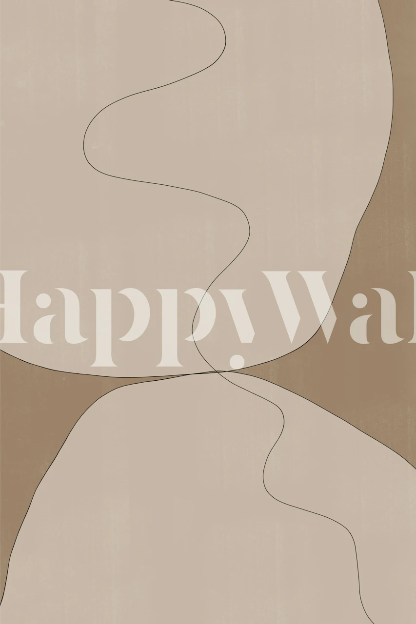 Calm Sand Aesthetic wallpaper in a room