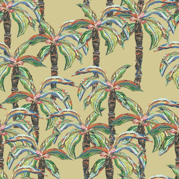 Vibrant Tropical Palms