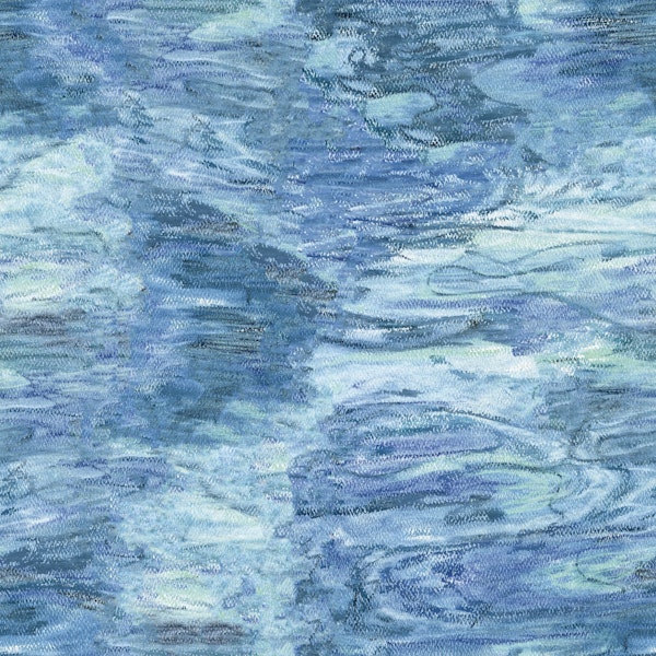 Blue Ocean Waves Serenity