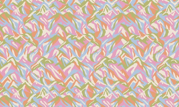 Colorful Mountain Peaks