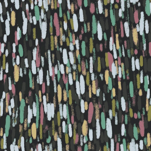 Vibrant Brushstroke Cascade