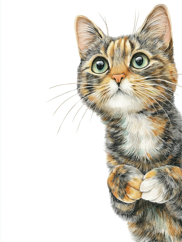 Curious Feline Charm