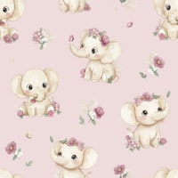 Blush And Bloom - pink tapete