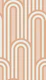 Art Deco Arches - Muted Terracotta Peach