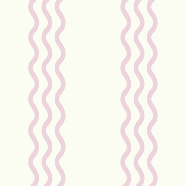 Pink Wavy Stripes