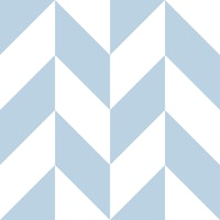 Modern Chevron - Air Blue and White papiers peint
