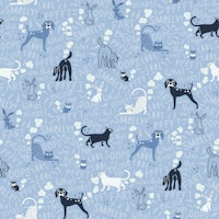 Farting Pets Conversational Toilet light blue wallpaper
