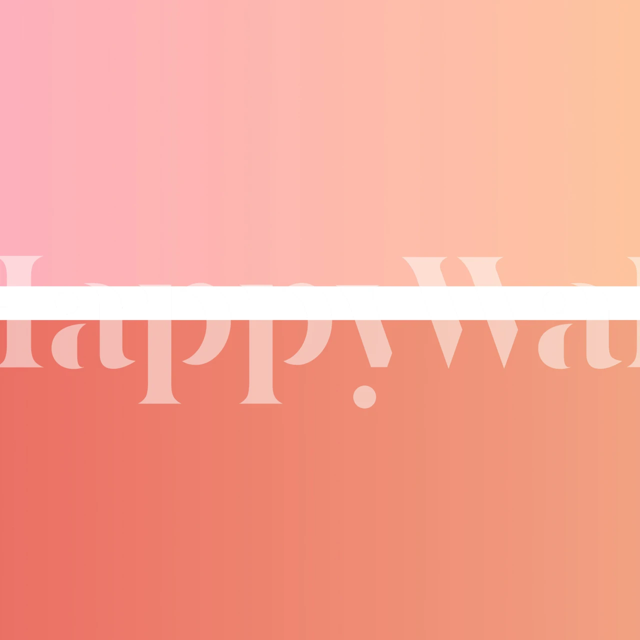 Pastel Sunset Glow Tapete in einem Raum