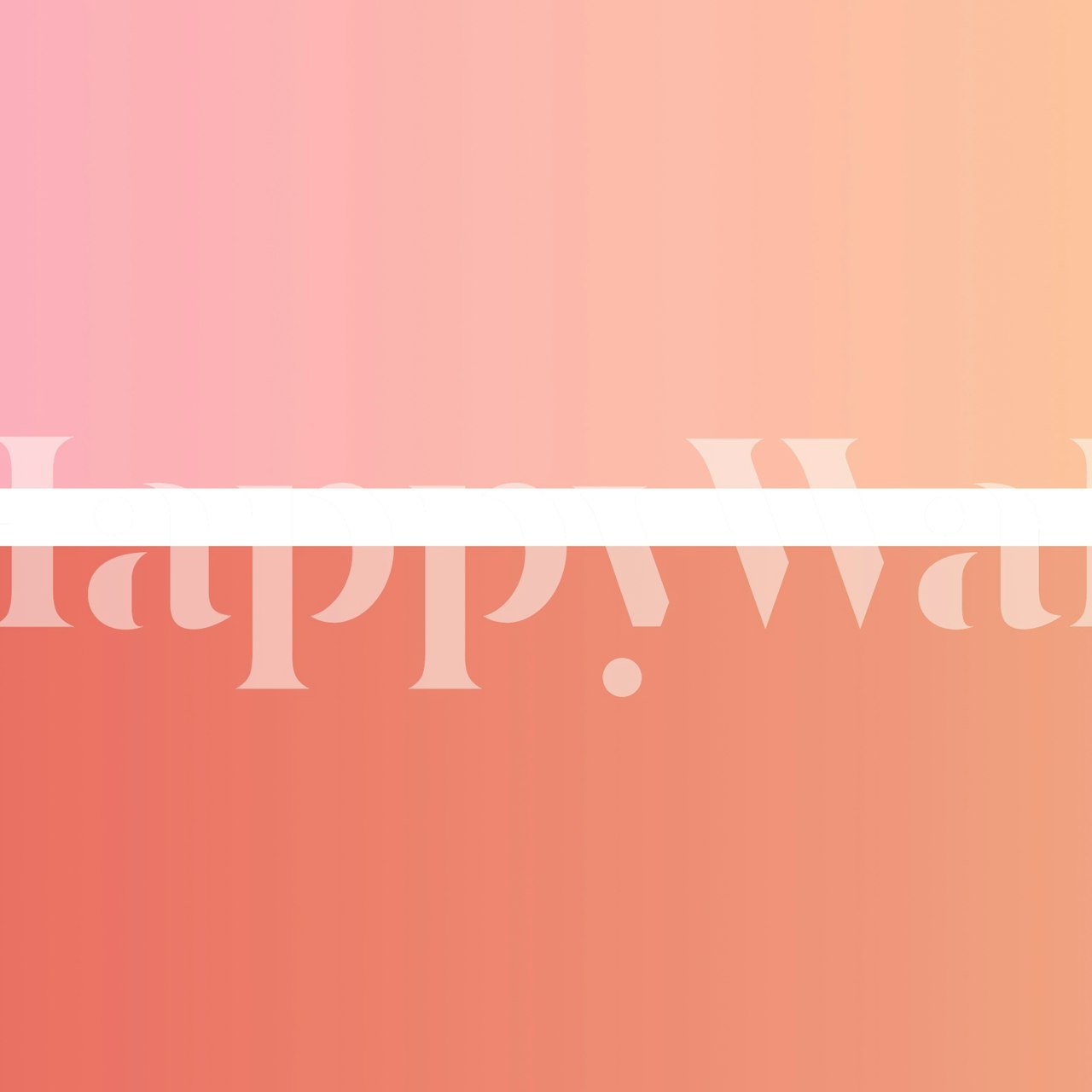 Pastel Sunset Glow wallpaper in a room