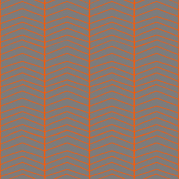 Vibrant Orange Chevron