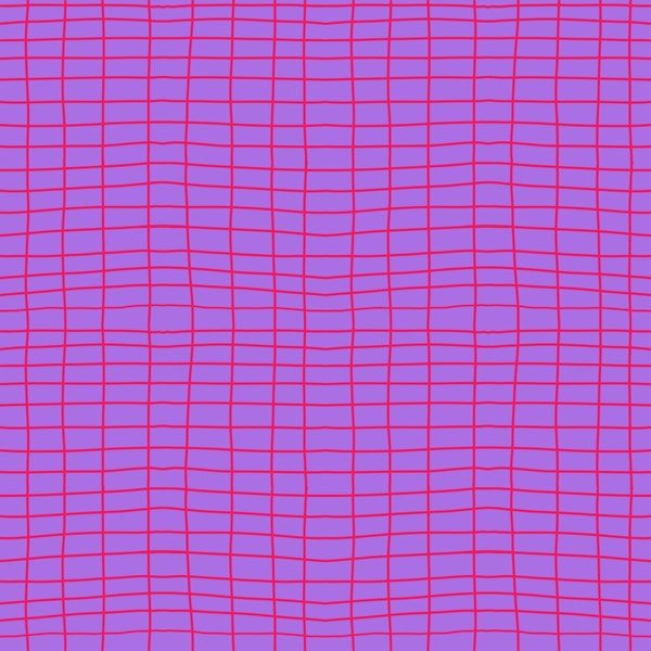 Vibrant Pink Grid