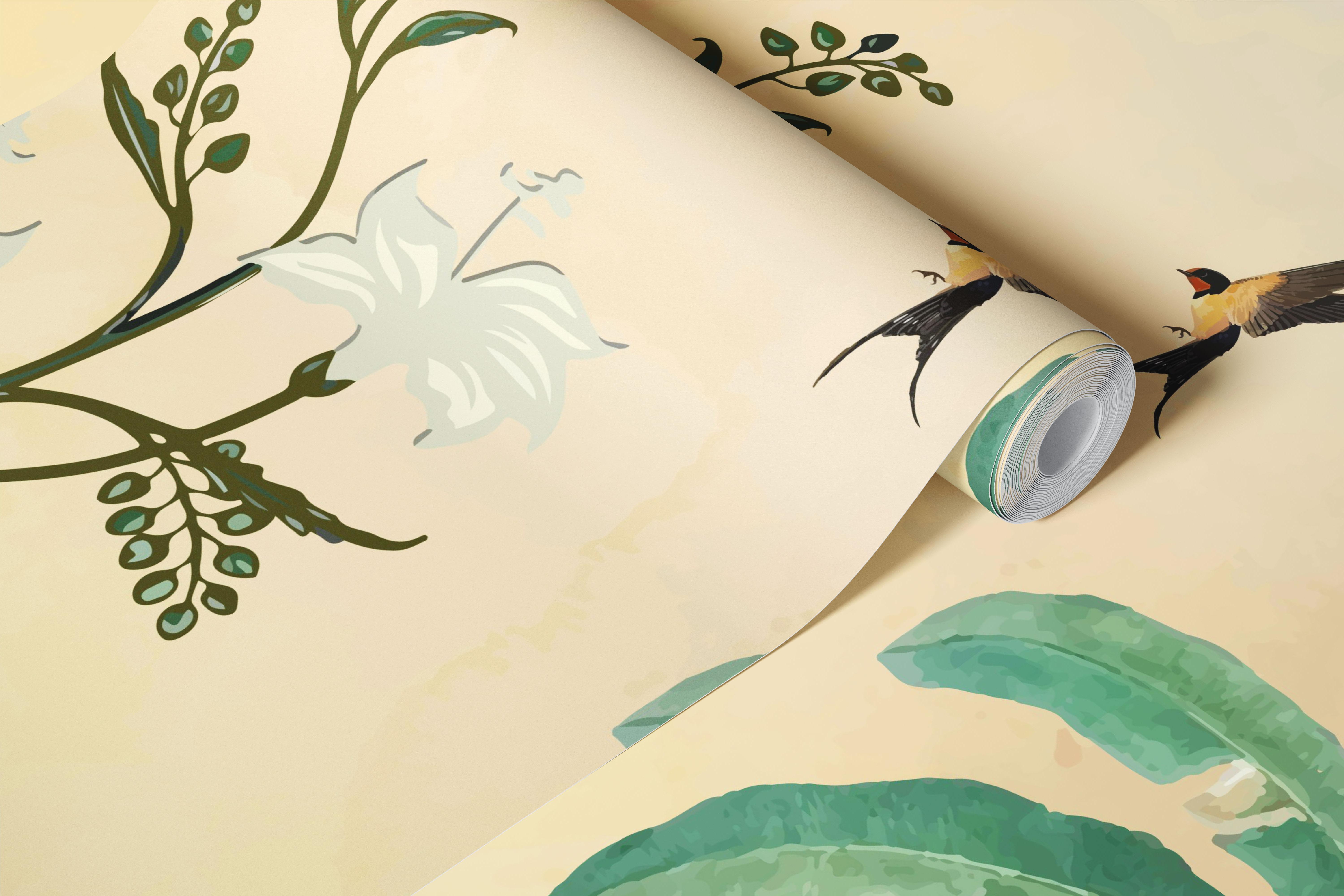 Charming tropical scene tapeta v pokoji