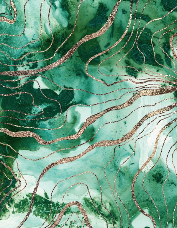 Liquid Marble Glitter Glam 1