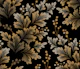 Frilled Foliage - Black Brown