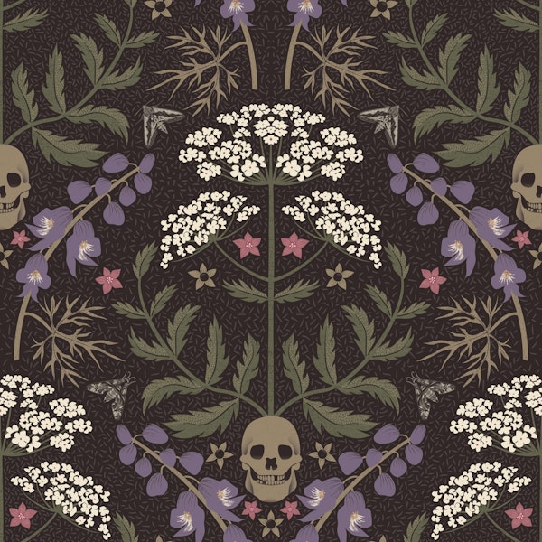 Deadly Damask rich brown