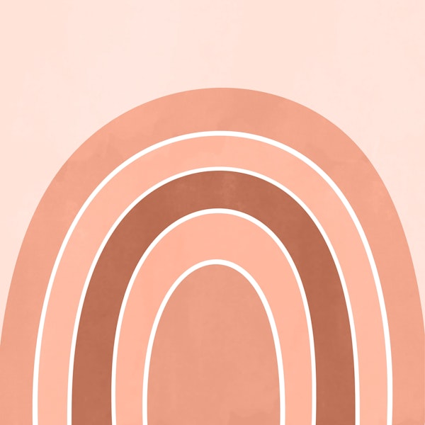 Rainbow arc - neutrals