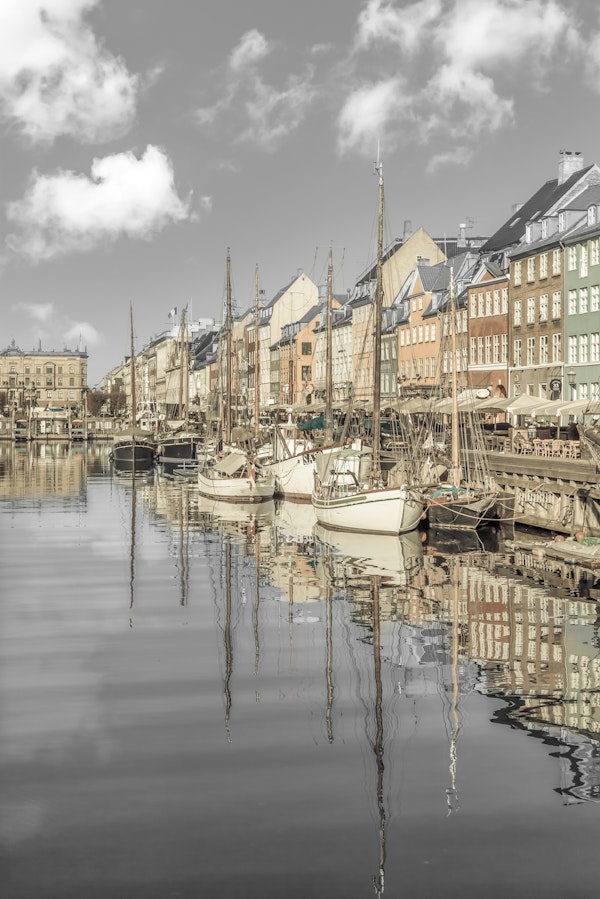 Copenhagen Nyhavn Impression - Vintage
