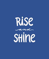 Rise And Shine Blue ταπετσαρία