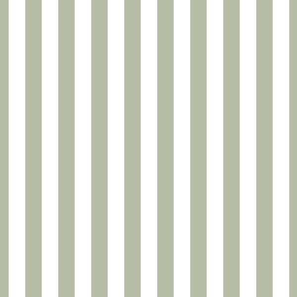 Sage and white stripes - large