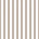 Mocha and white vertical stripes - large