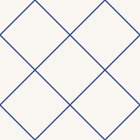 Faux Tile Grid Blue Beige carta da parati
