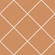 Faux Tile Grid Beige Boho Brown