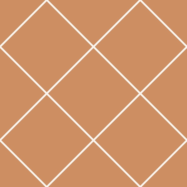 Faux Tile Grid Beige Boho Brown