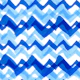 Cobalt Waves | Hand Painted Pattern