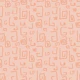 Minimalist Spiral Doodles | Coral Peach