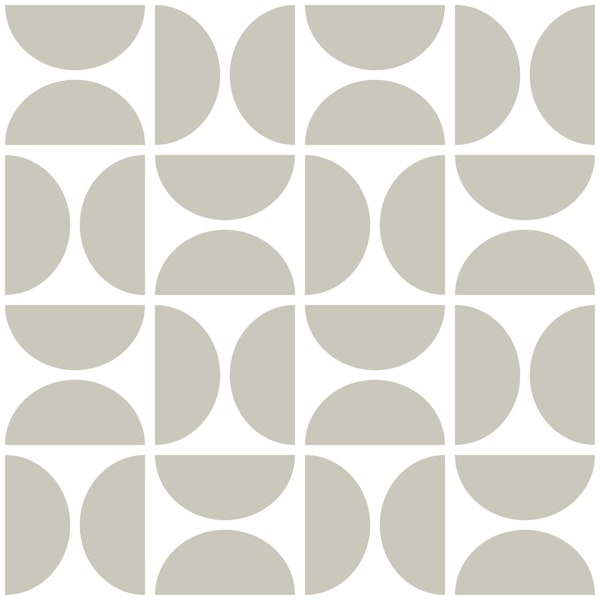 Bauhaus Muted Chic Minimalist Circles